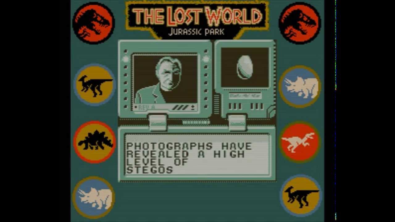 Jurassic Park The Lost World (Super Game Boy) YouTube