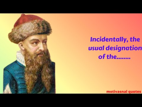 Video: Quando è il compleanno di Johannes Gutenberg?