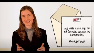 Brevke Han Tog Screenshot Af Mine Bryster På Omegle