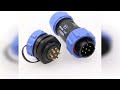Rezension: Weipu SP21 7 Pin Panel Mount Luftfahrt Stecker Steckdose Wasserdicht IP68 Anschlusskab...