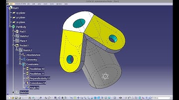 How to create a mechanical part using CATIA Part Design 77