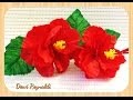 Origami Hibiscus (page 1). YouTube Flower Video Tutorials