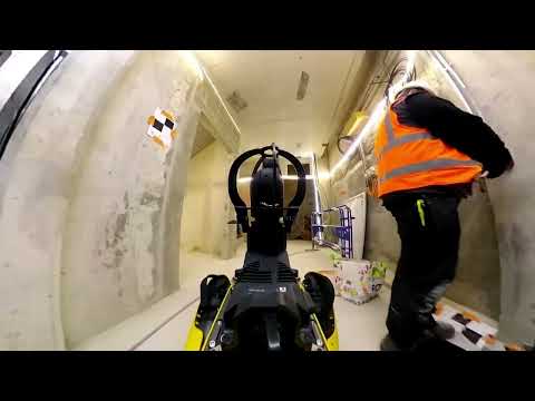 POV: You're Spot the robot inspecting the new Parisian metro construction site - With RATP Group