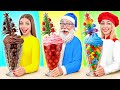 Eu vs Minha Vó No Desafio De Culinária com um Pai Natal por Bubba DO Challenge