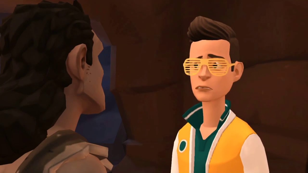 A caveman he is bored 