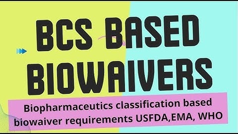 BCS-Based Biowaivers: Requirements and Regulatory Insights