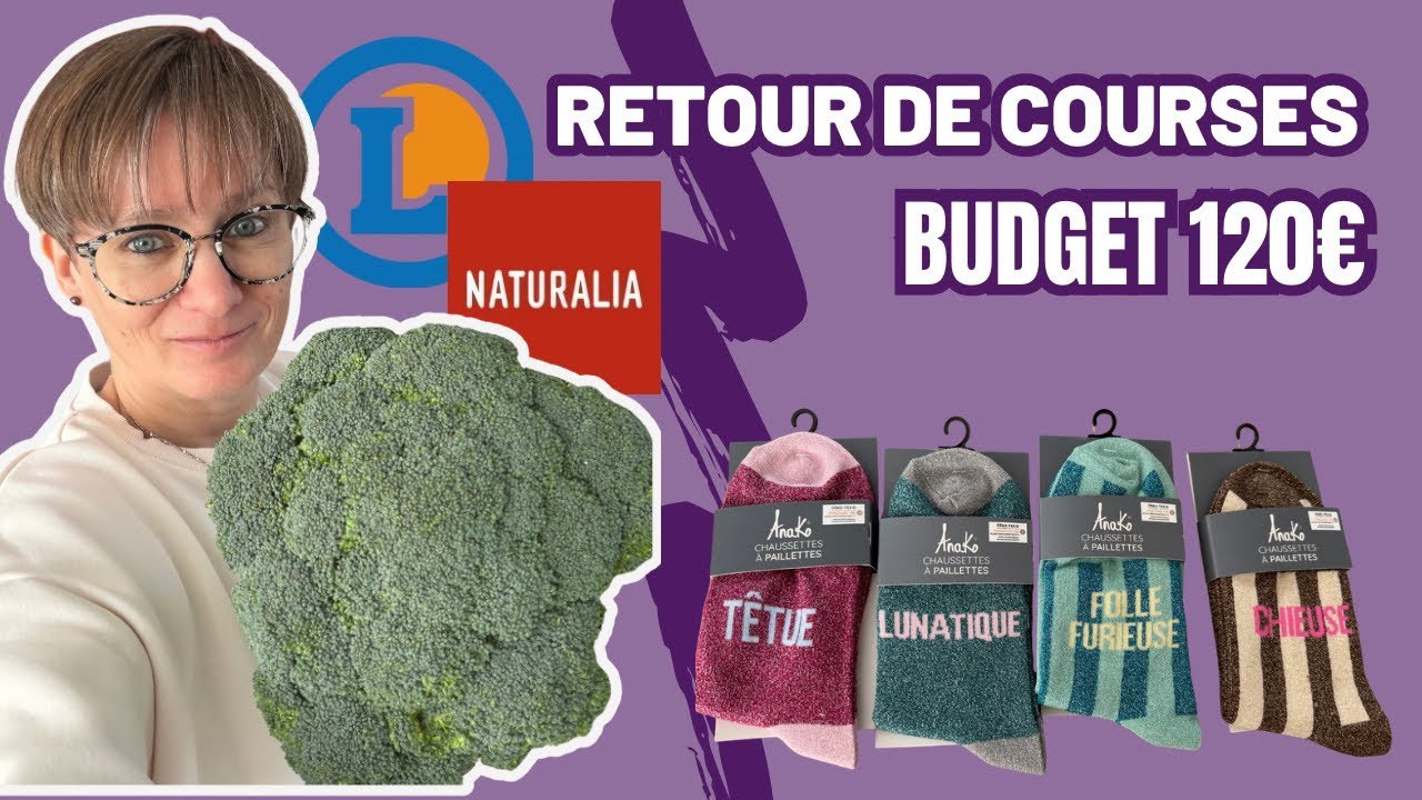 Retour de courses Leclerc et TooGoodToGo chez Naturalia