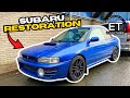 Restoring the rare subaru impreza wrx type r version 4 vlimited  enginetuner restoration project