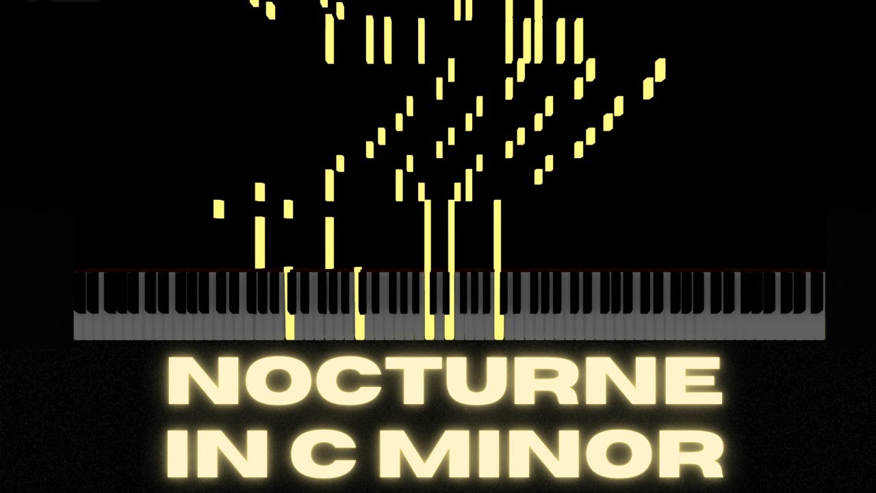 Chopin - Nocturne in C minor, Op.48 No.1 (Roblox Piano Sheet in Description)