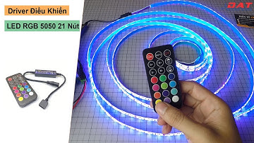 Driver Điều Khiển LED RGB 5050 21 Nút | Điện tử DAT