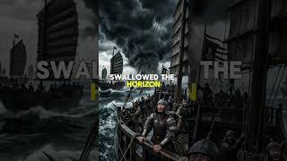 The Storm That Saved Japan  #japanhistory #mongolempire #historyshorts #epichistory #viralhistory