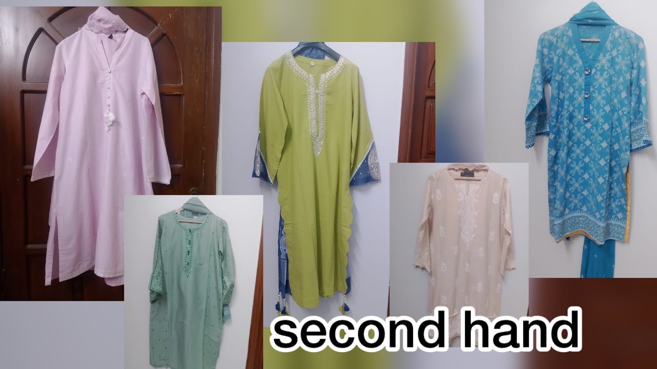 Second hand branded dresses for sale| preloved ethnic | nishat | cross stich