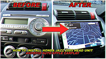 HOW TO INSTALL HONDA JAZZ ANDROID HEAD UNIT *INSANE TRANSFORMATION*