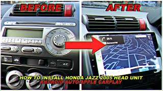 : HOW TO INSTALL HONDA JAZZ ANDROID HEAD UNIT *INSANE TRANSFORMATION*