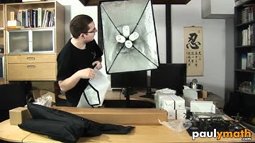 Cinematix 3 Point Lighting Unboxing - The Paulymath Show - Episode #16