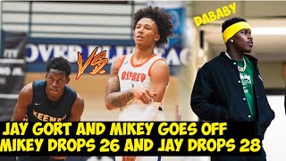 Jay Gortman scores 28 & Mikey Williams scores 26 w/ DaBaby watching! | Keenan vs Lake Norman |