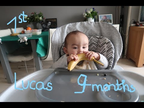 baby lucas eats