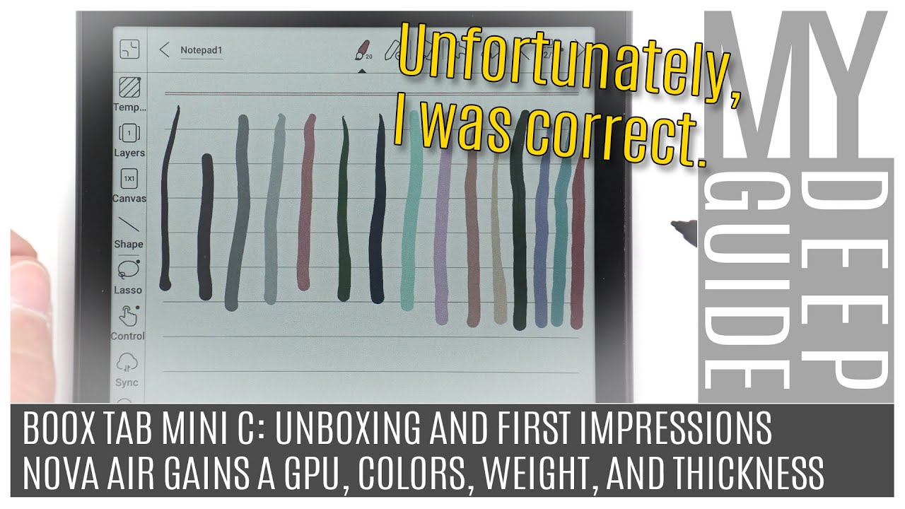 Boox Tab Mini C - In-Depth Review of the 7.8 Color E-Ink Android Tablet  PC. Does it make sense? 