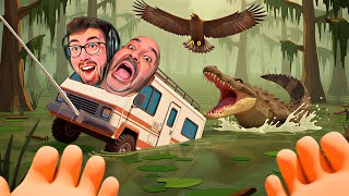 ¡NOS ATACA UN COCODRILO EN EL PANTANO! 🐊 | RV There Yet? Capítulo 5 (con 4 jugadores)