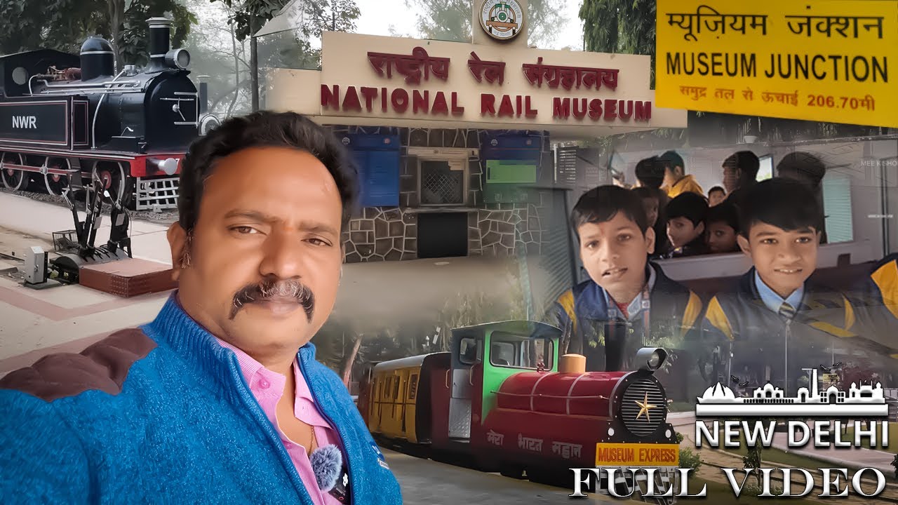 National Rail Museum Delhi 2025 | 5 Different Toy Trains | Different Big Rail Models