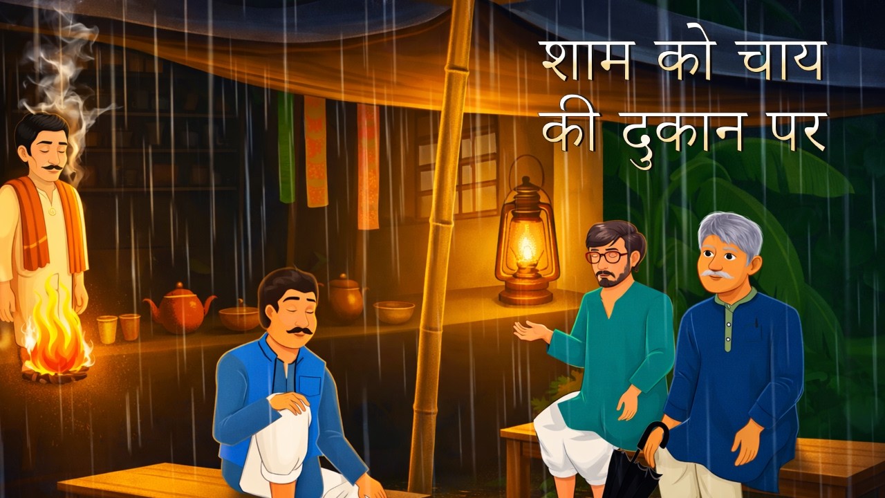 शाम को चाय की दुकान पर | Hindi Horror animation story | Horror cartoon Story | # horror #animation