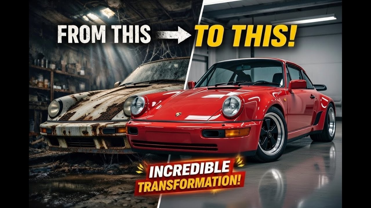 From Rust to Monster  Restoring the Legendary Porsche 930|ASMR