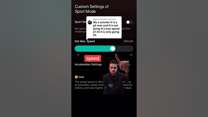 How to toggle the Segway-Ninebot MAX G2’s max speed in sport mode 🤔🛴💨 #segwayninebot #tutorial