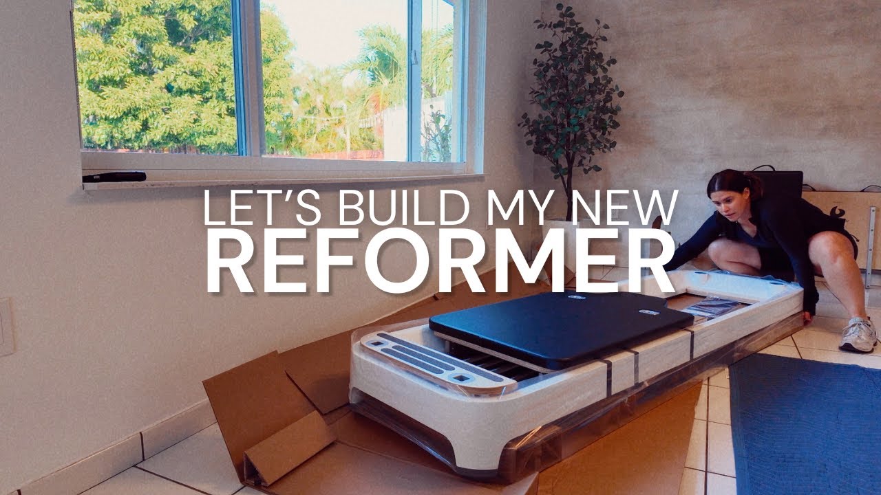 unbox + build my balanced body allegro 2 reformer with me!!!!!