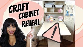 CRAFT CABINET TOUR!!┃DIY DREAM BOX┃STORAGE SOLUTIONS FOR SMALL SPACES