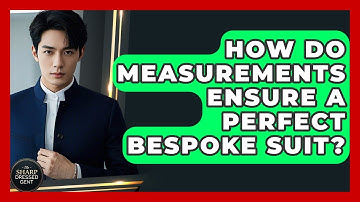 How Do Measurements Ensure A Perfect Bespoke Suit? - The Sharp Dressed Gent