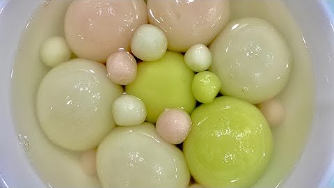 Chè Trôi nước , cách nấu chè trôi nướcmềm không bị cứng khi để vô tủ lạnh #cachnauchetroinuoc