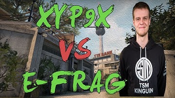 CSGO: POV TSM Xyp9x vs E-Frag (26/13) overpass @ RedDot Invitational