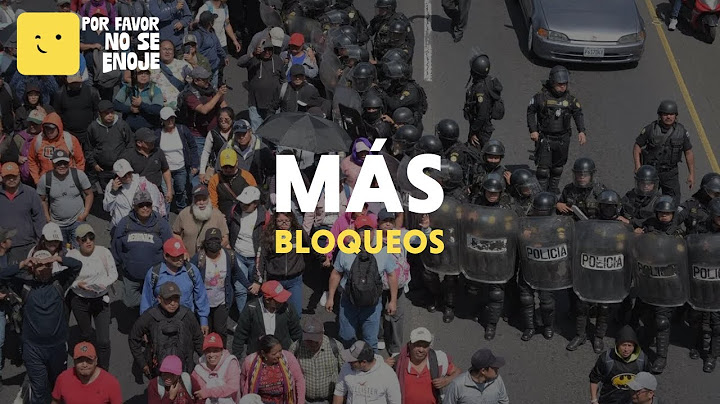 MÁS BLOQUEOS