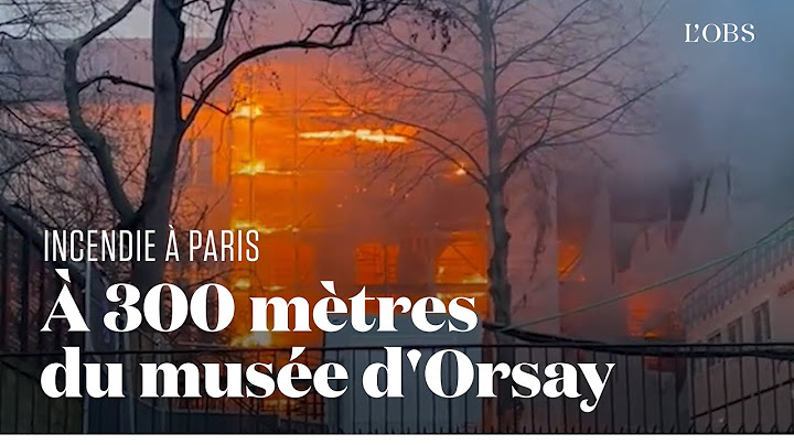 Un incendie frappe un hôtel particulier en bord de Seine à Paris