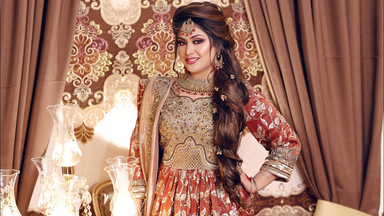 Bridal hairstyle  Simple  method  hair tutorial Step by 