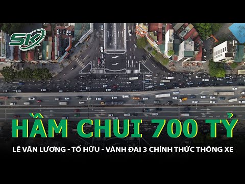 Video Hà Nội: Chính Thức Thông Xe Hầm Chui 700 Tỷ Qua 