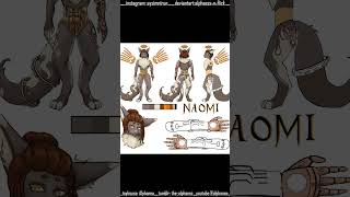 naomi #referencesheet #commission #anthro #furry #art #speedpaint #timelapse #steampunk