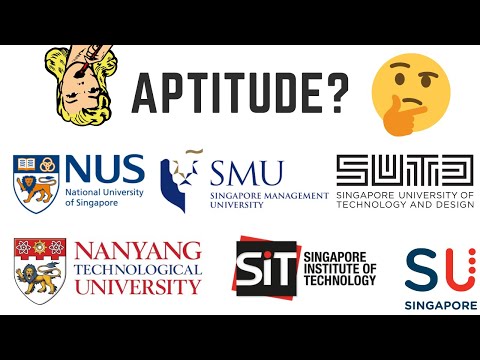 Aptitude Based Admission for Singapore Universities
