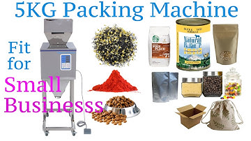 weighing filling packing machine for 1kg powder grain nuts snack