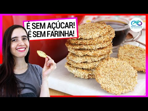 Vídeo: Biscoitos De Café Caramelo Com Gergelim