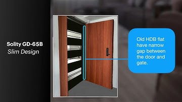 Solity Smart Gate lock GD 65B from Interlock Singapore