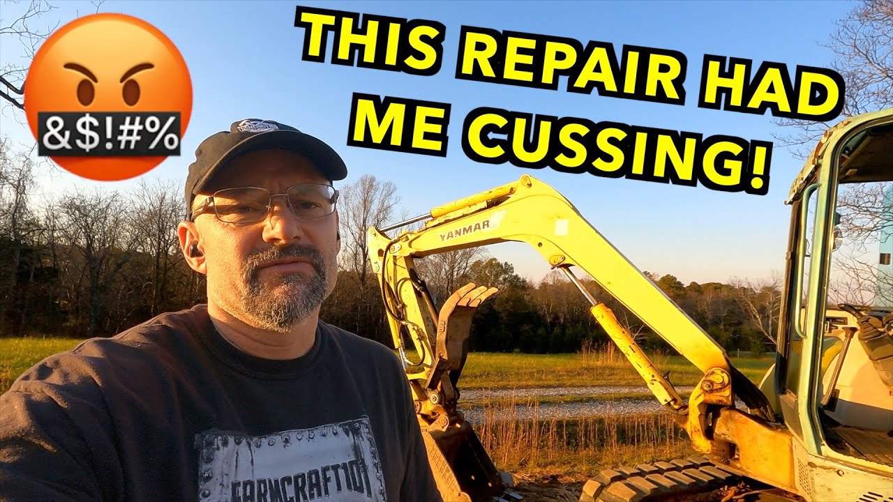 Overheating Excavator Cooling System Repair. Yanmar VIO50. YouTube