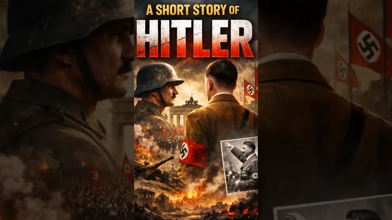 short story of EDOLF HITLER💀😈#history #information #shorts