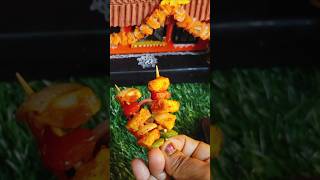 Miniature Panner Tikka 🍡🤤|Mini Cooking😍|Restaurant Style Panner Tikka #shortsfeed #viral #trending