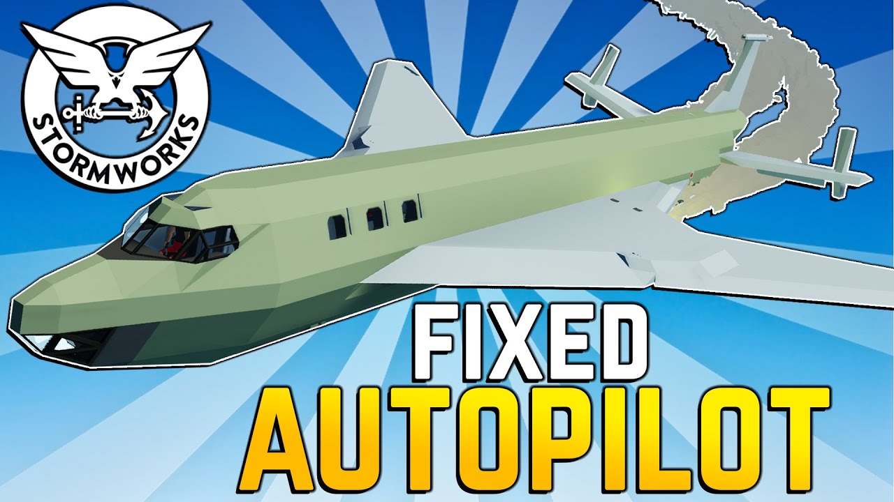 MORE WING SWEEP & AUTOPILOT! Bomber Build Stormworks Search and