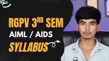 RGPV AIML and AIDS 3rd Semester Complete Syllabus | RGPV 3rd Semester Exam | @Growwithfarooque