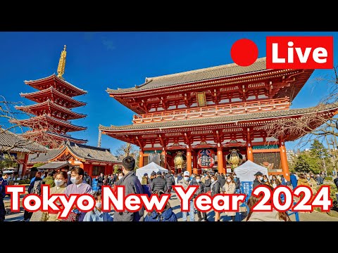 Tokyo LIVE New Years Day 2024