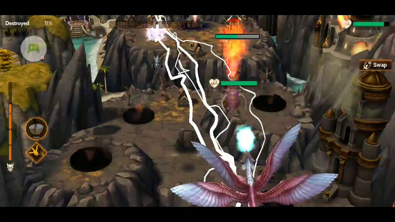 War Dragons - Level 6 Kinnarus vs Level 86 base