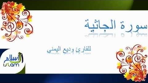 وديع اليمني | 045 : سورة الجاثية