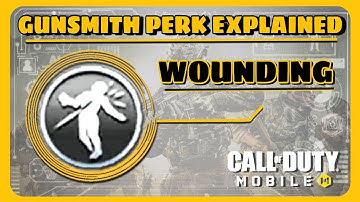 Wounding 🔥| Gunsmith Perks explained | Call of Duty | COD Mobile | Season 11